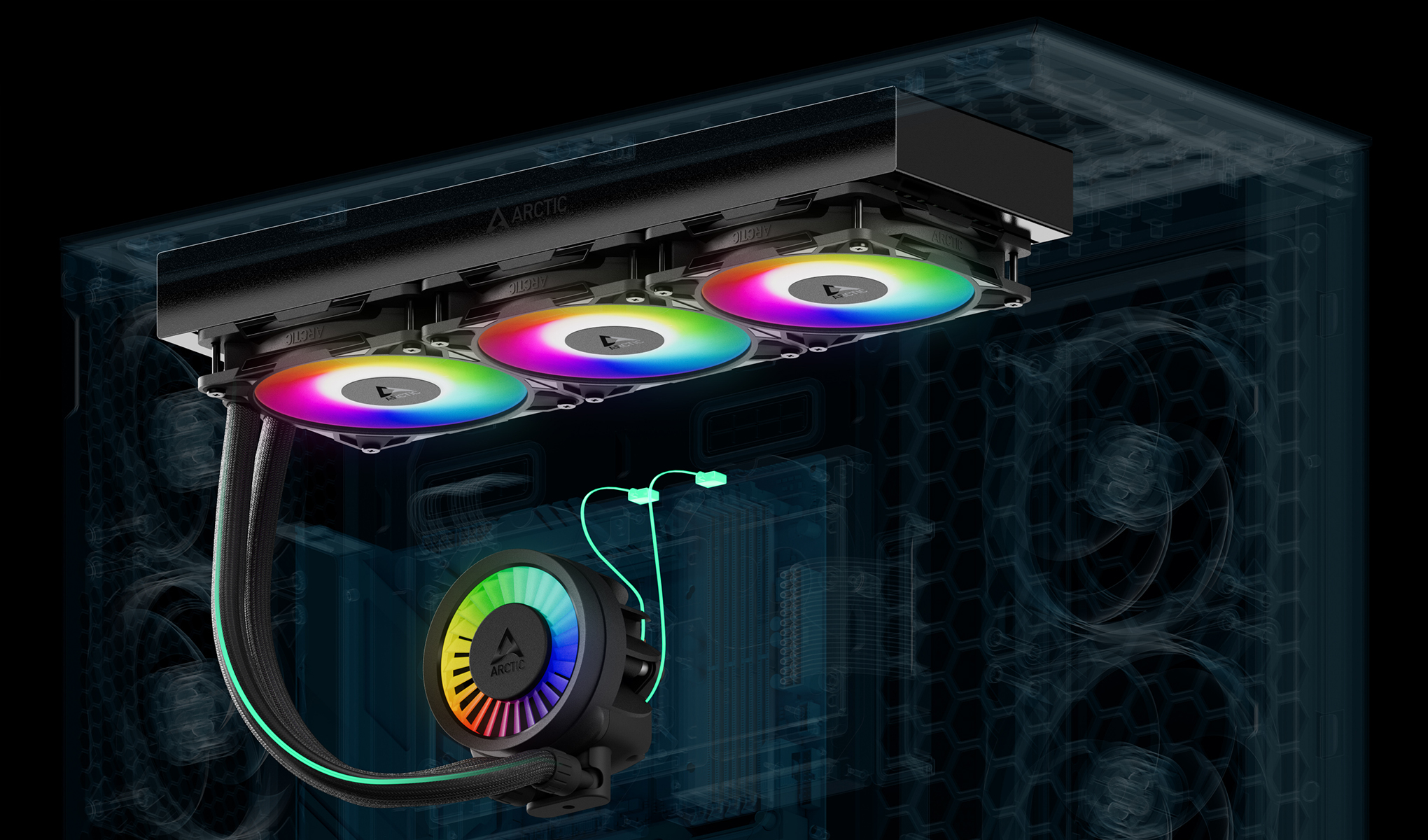 Liquid Freezer III Pro Kabelmanagement LFIII Pro 360 A RGB